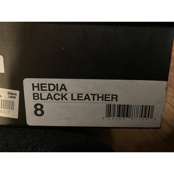 Steve Madden Black Leather Heels Sandals for Women - Size 8 US New In Box - Picture 3 of 3